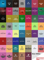 SISER Rainbow White Glitter Heat Transfer Vinyl