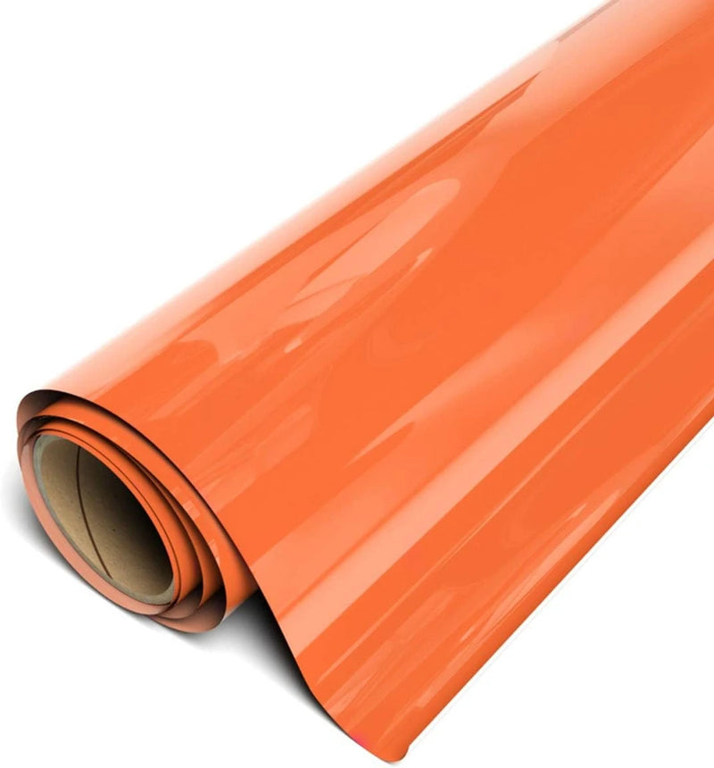 Siser EasyWeed Heat Transfer Vinyl 11.8" x 3ft Roll (Orange) - Compatible with Siser, Cricut, Silhouette and Other Craft/Professional Cutters - CPSIA Certified