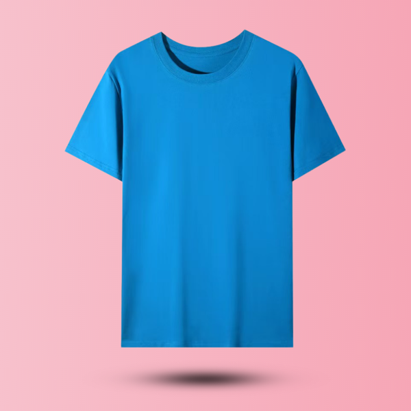 Unisex Cotton T-shirt (Blue)