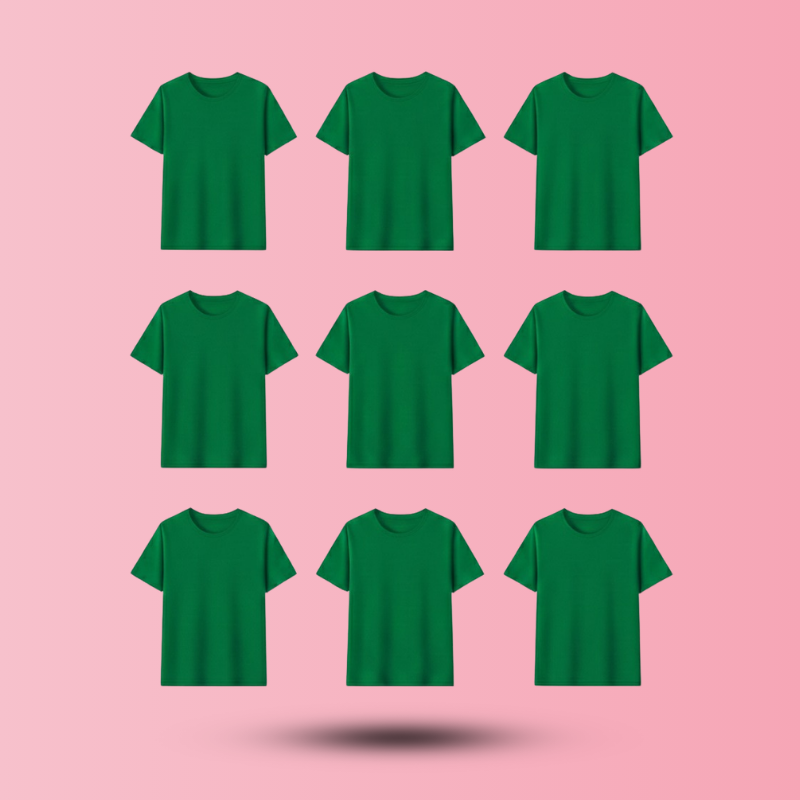 Unisex Cotton T-shirt (Forest Green)