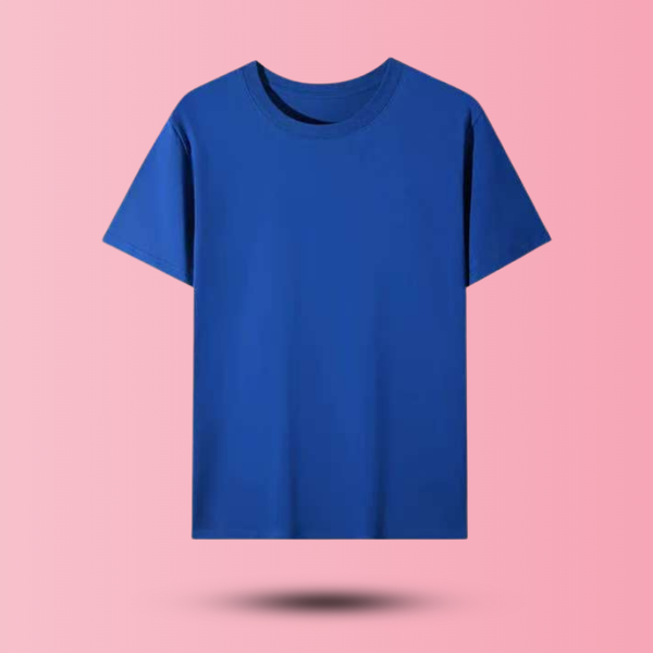 Unisex Cotton T-shirt (Navy Blue)