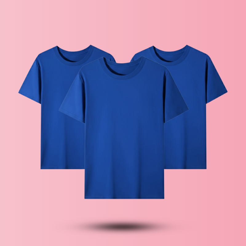 Unisex Cotton T-shirt (Navy Blue)