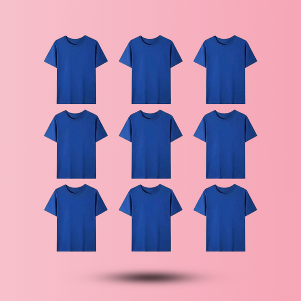 Unisex Cotton T-shirt (Navy Blue)