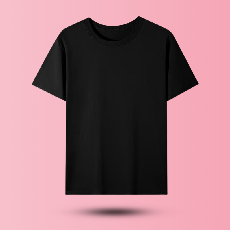 Unisex Cotton T-shirt (Black)