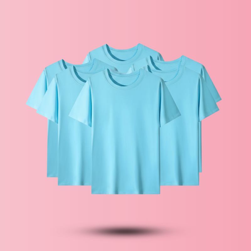 Unisex Cotton T-shirt (Sky Blue)