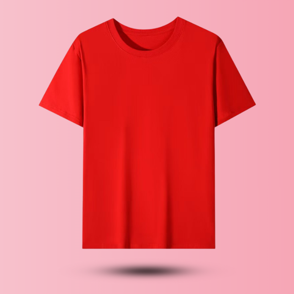 Unisex Cotton T-shirt (Red)