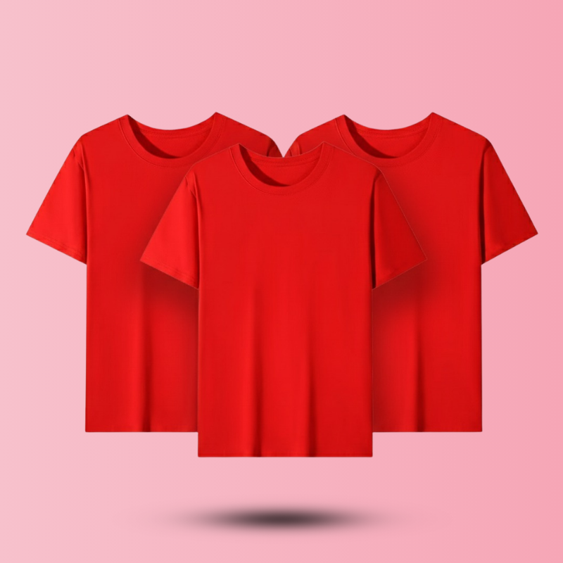 Unisex Cotton T-shirt (Red)