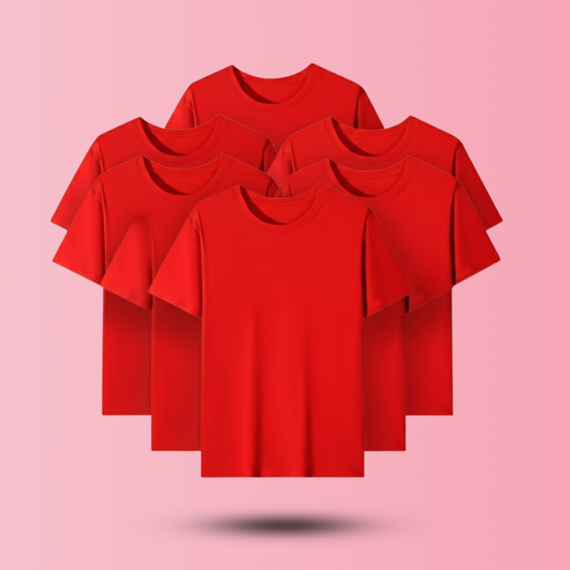 Unisex Cotton T-shirt (Red)