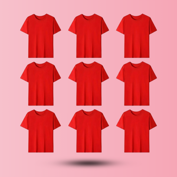Unisex Cotton T-shirt (Red)