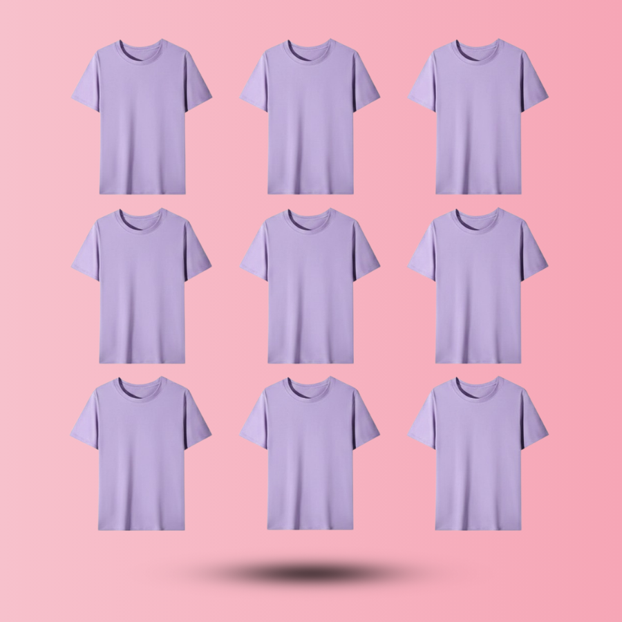 Unisex Cotton T-shirt (Levender)