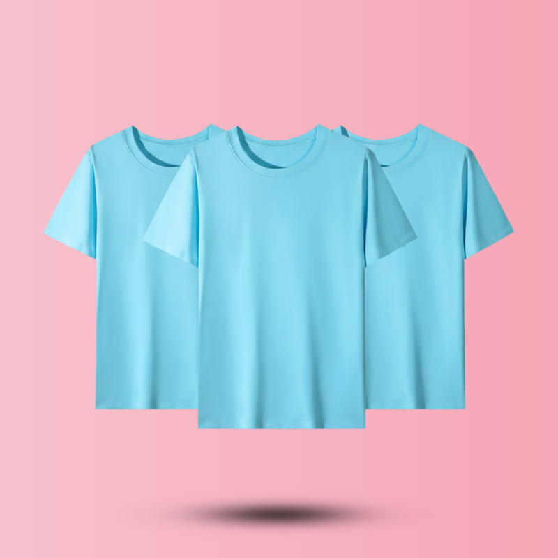 Unisex Cotton T-shirt (Sky Blue)