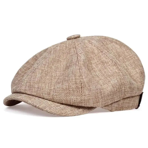 Men Wopedally Cotton Newsboy Cap 100% Cotton (Liner is also cotton). Hand wash cold, line dry