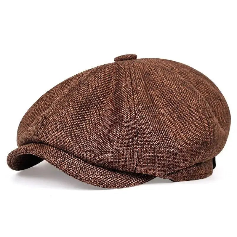 Men Wopedally Cotton Newsboy Cap 100% Cotton (Liner is also cotton). Hand wash cold, line dry