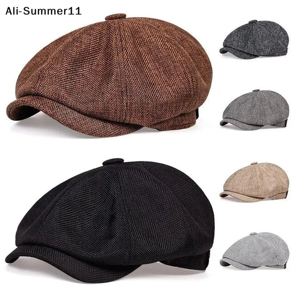 Men Wopedally Cotton Newsboy Cap 100% Cotton (Liner is also cotton). Hand wash cold, line dry