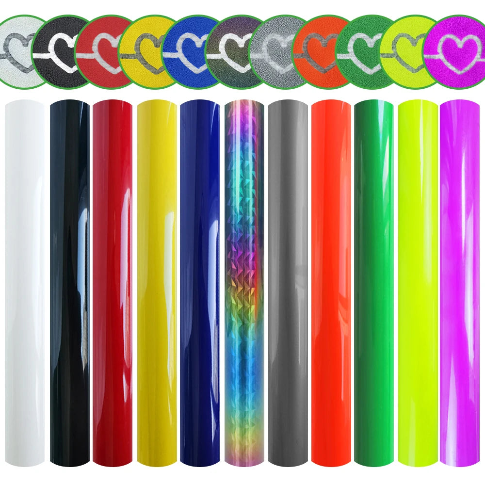 3D Puff Heat Transfer Vinyl – Foaming HTV Rolls for Heat Press Machine – Raised Dimensional Iron-On Vinyl for T-Shirts, Hoodies, Bags – Compatible with Cricut & Silhouette