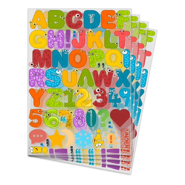 4 Sets Flower Alphabet Iron-On Decals – 1.5 Inch Watercolor Theme Letters A-Z Heat Transfer for DIY Clothing, T-Shirts, Bags, Jeans – Full 4-Alphabet Set for Custom Names & Words