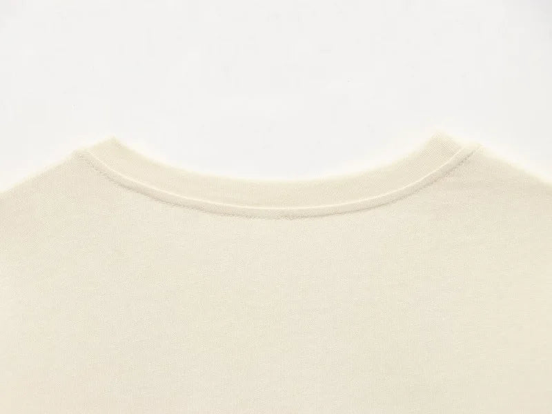 MUJER Women's Short Sleeve Asymmetric Top