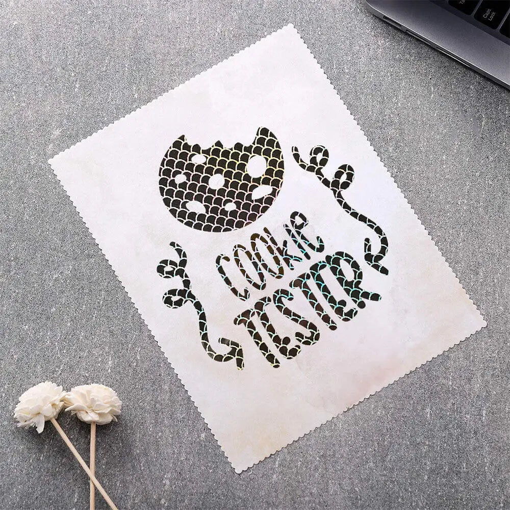 12"x 10" Luminous 3D Puff Animal Pattern Heat Transfer Vinyl Sheet. It incorporates the unique specifications of your product: the standard sheet size, luminous (glow-in