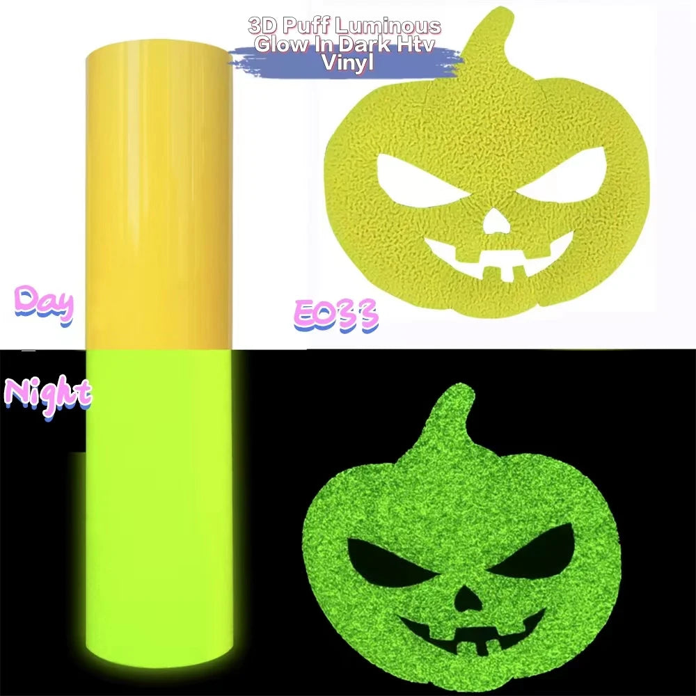 3D Puff Heat Transfer Vinyl – Foaming HTV Rolls for Heat Press Machine – Raised Dimensional Iron-On Vinyl for T-Shirts, Hoodies, Bags – Compatible with Cricut & Silhouette