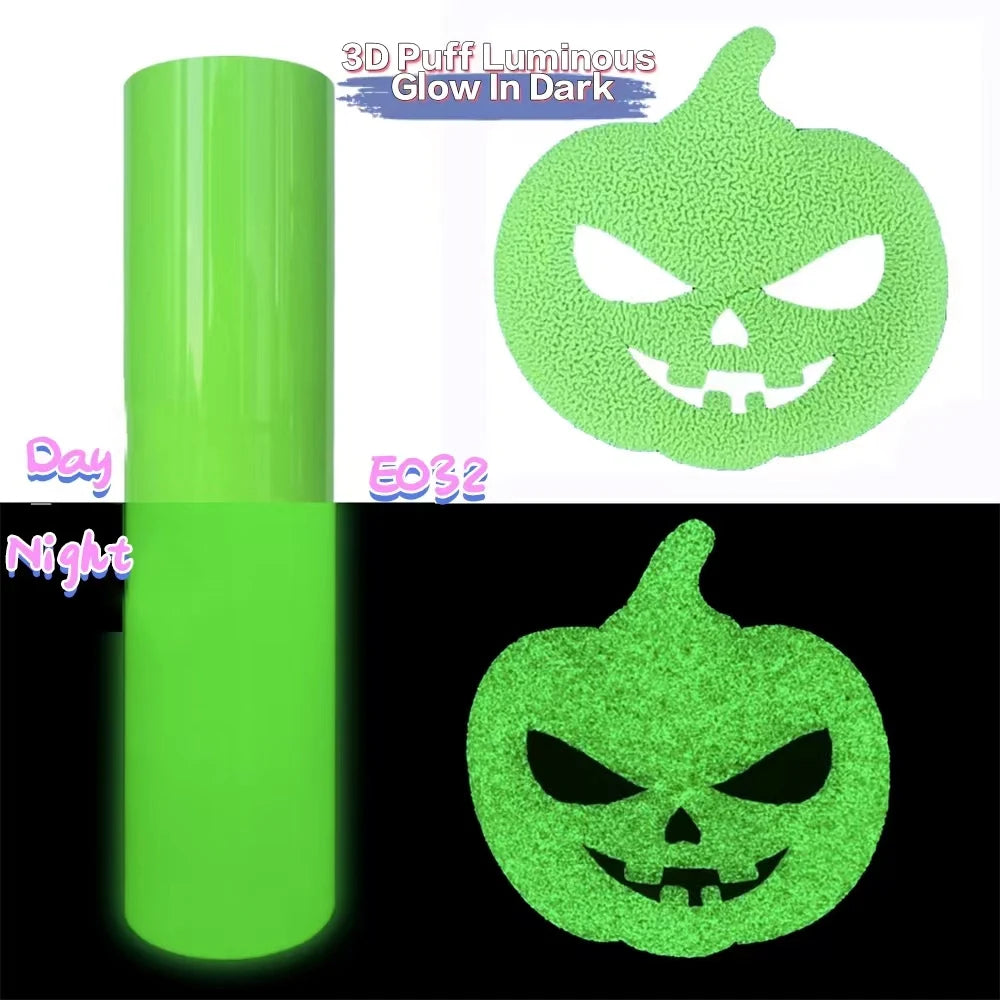 3D Puff Heat Transfer Vinyl – Foaming HTV Rolls for Heat Press Machine – Raised Dimensional Iron-On Vinyl for T-Shirts, Hoodies, Bags – Compatible with Cricut & Silhouette