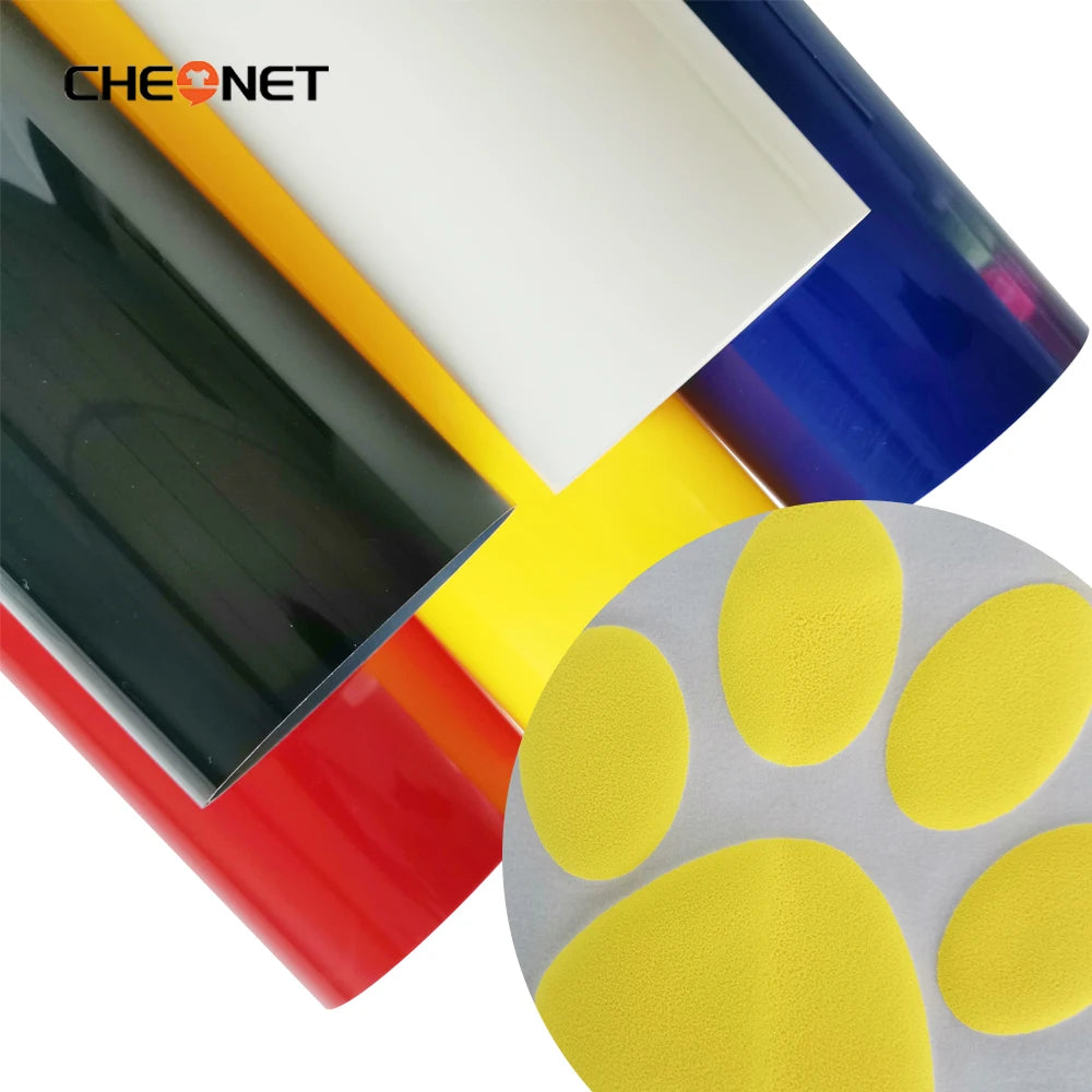 3D Puff Heat Transfer Vinyl – Foaming HTV Rolls for Heat Press Machine – Raised Dimensional Iron-On Vinyl for T-Shirts, Hoodies, Bags – Compatible with Cricut & Silhouette