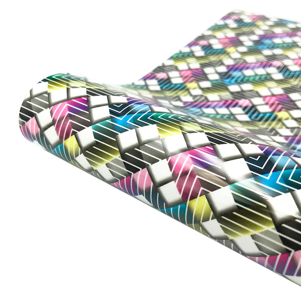 12"x 10" Luminous 3D Puff Animal Pattern Heat Transfer Vinyl Sheet. It incorporates the unique specifications of your product: the standard sheet size, luminous (glow-in
