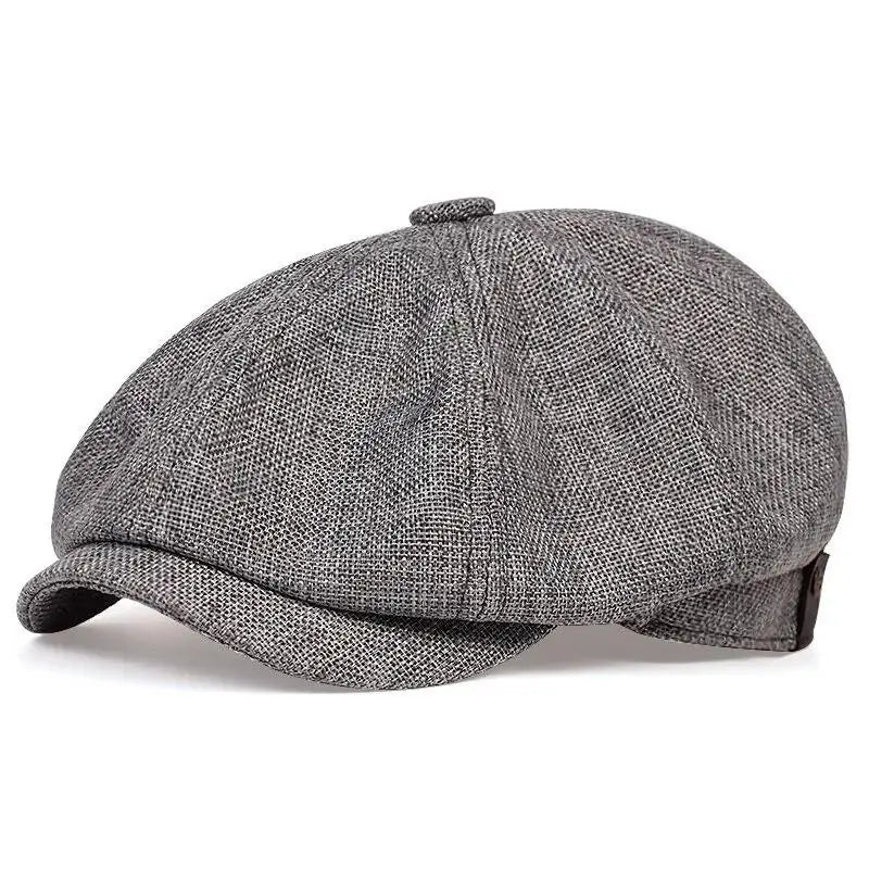 Men Wopedally Cotton Newsboy Cap 100% Cotton (Liner is also cotton). Hand wash cold, line dry