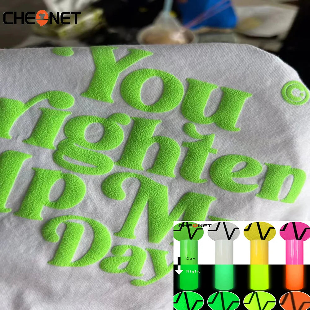 3D Puff Heat Transfer Vinyl – Foaming HTV Rolls for Heat Press Machine – Raised Dimensional Iron-On Vinyl for T-Shirts, Hoodies, Bags – Compatible with Cricut & Silhouette