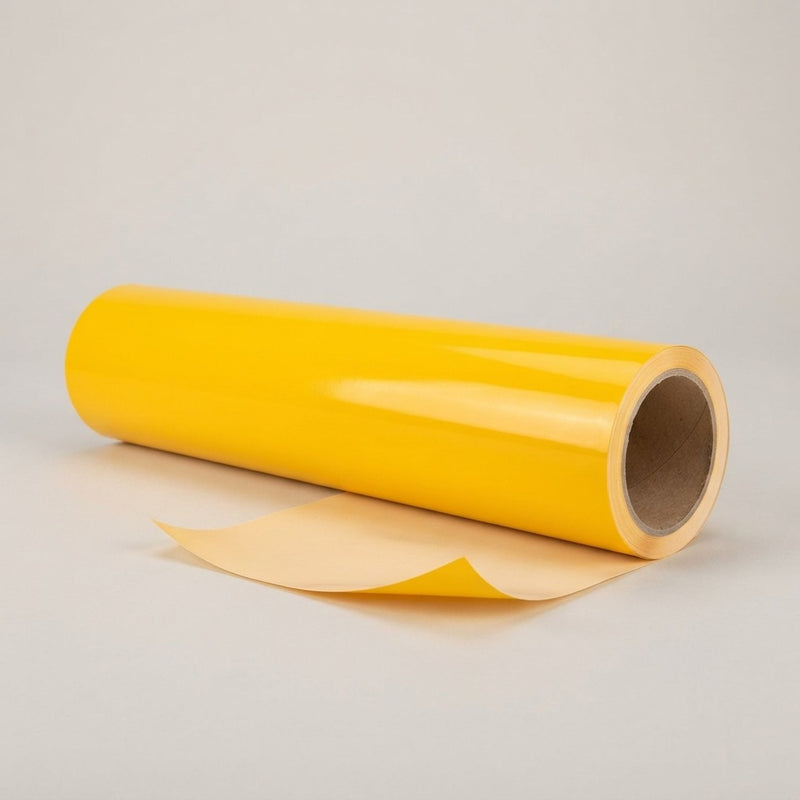 Siser EasyWeed Heat Transfer Vinyl 11.8" x 5ft Roll (Yellow) - - Compatible with Siser, Cricut, Silhouette and Other Craft/Professional Cutters - CPSIA Certified